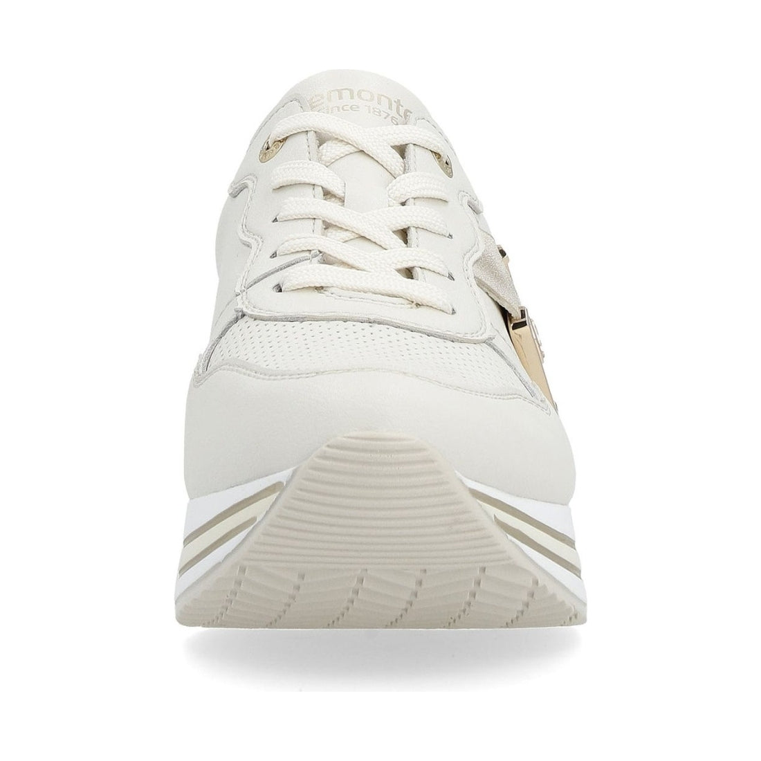 Remonte womens beige leisure trainers | Vilbury London