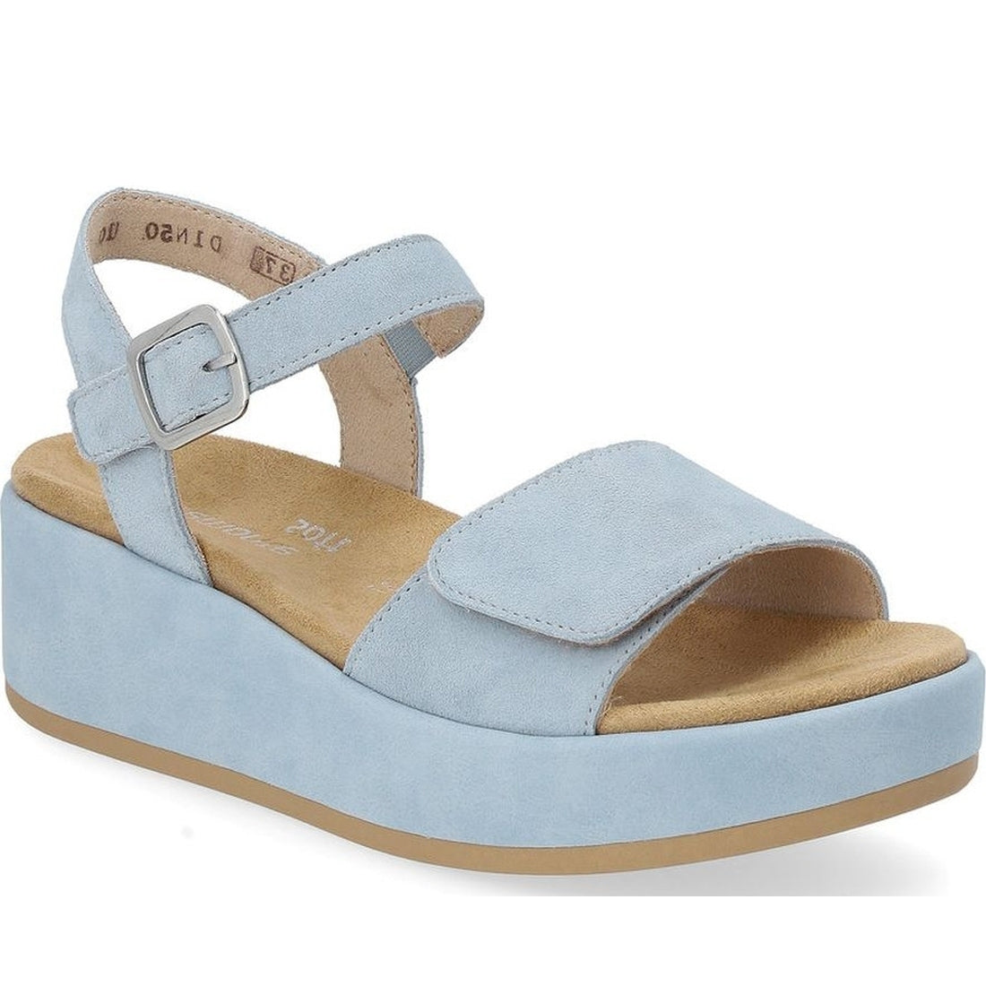 Remonte womens blue casual open sandals | Vilbury London