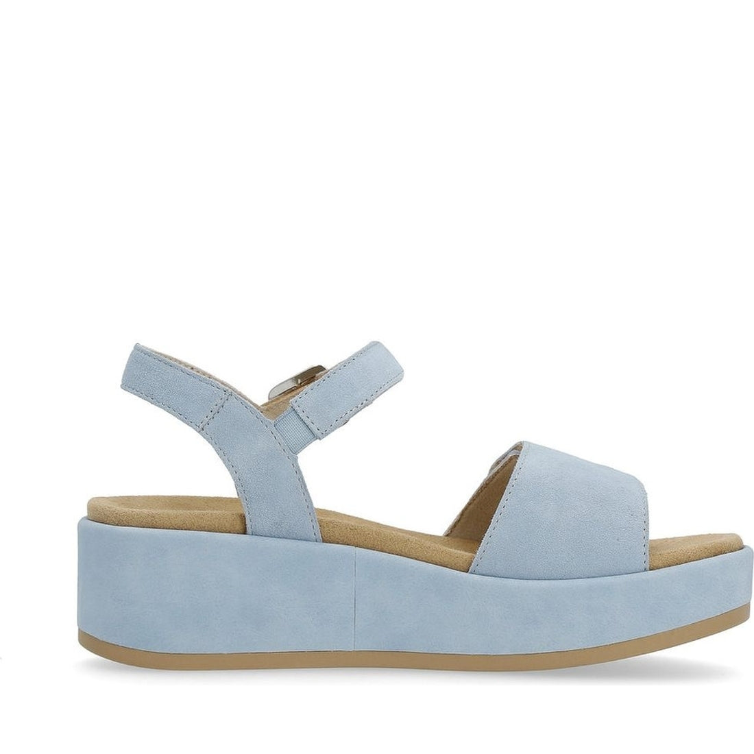 Remonte womens blue casual open sandals | Vilbury London