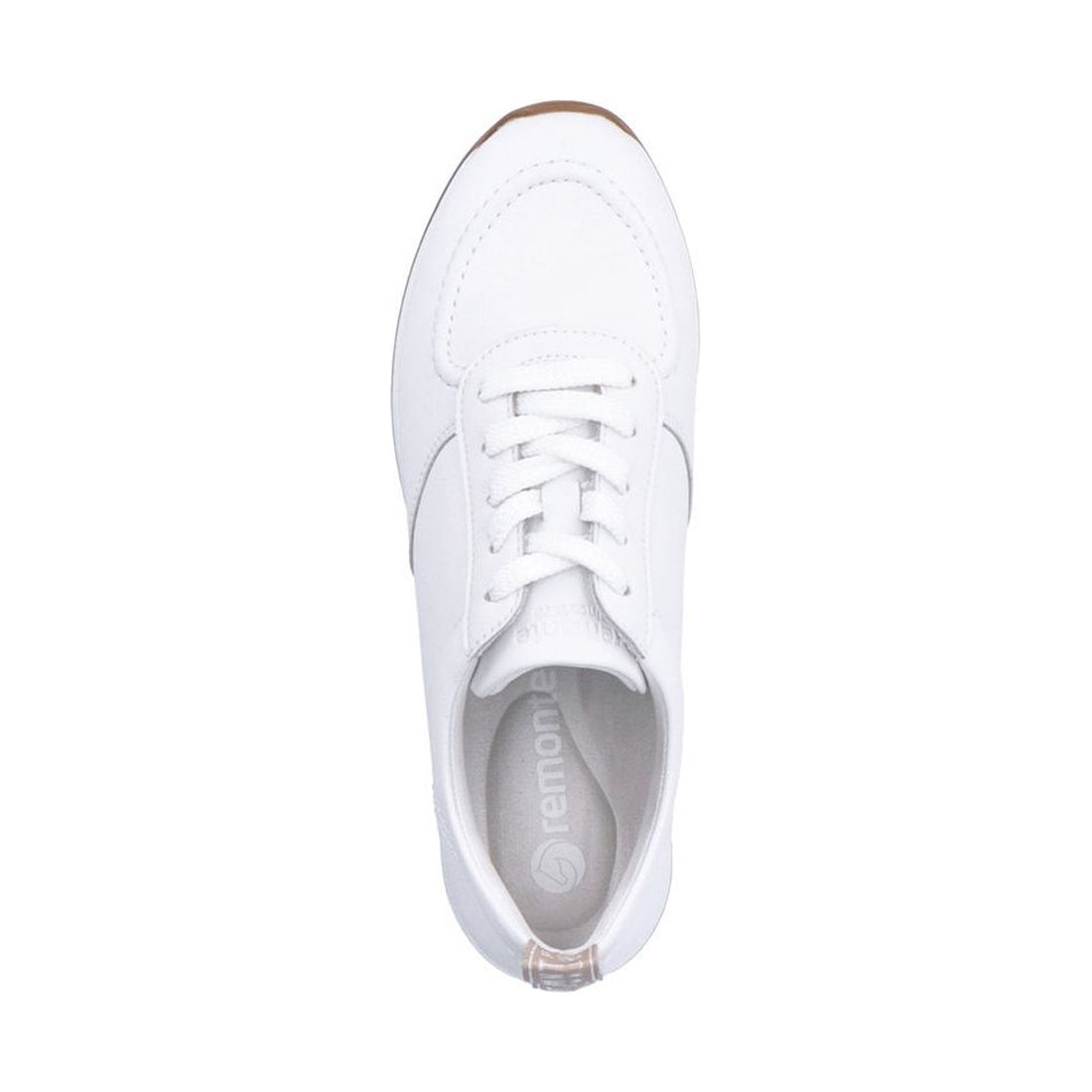 Remonte womens white leisure trainers | Vilbury London