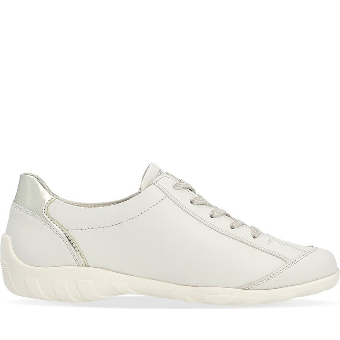 Remonte womens white leisure trainers | Vilbury London
