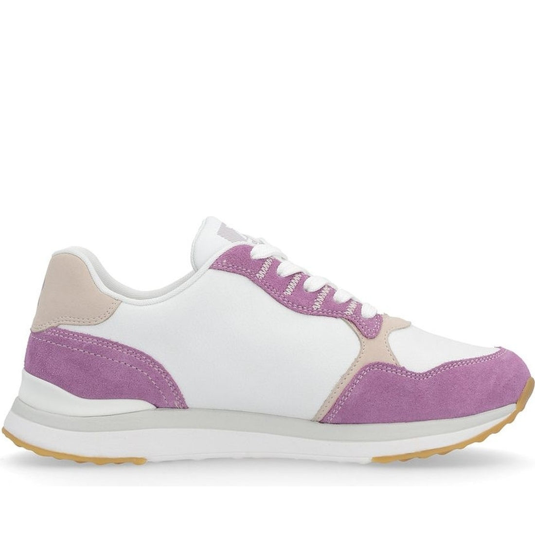 Rieker womens white leisure trainers | Vilbury London