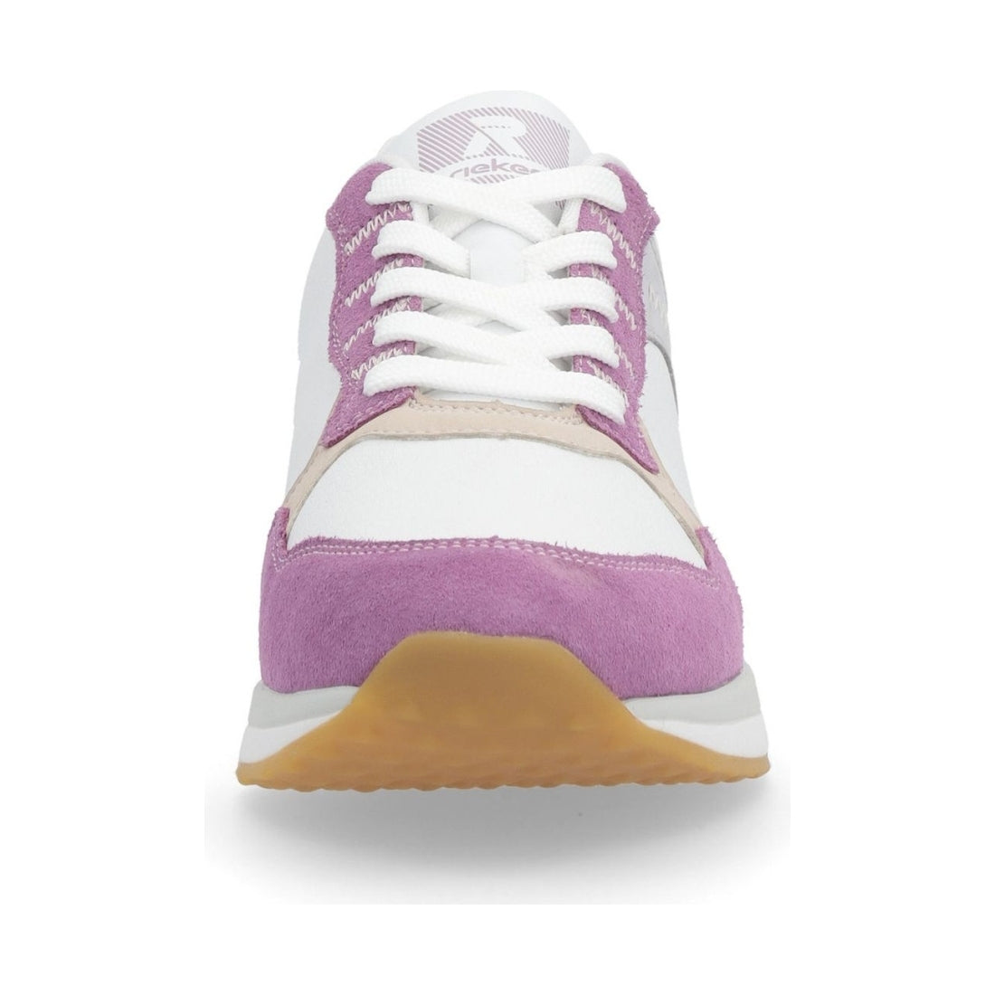 Rieker womens white leisure trainers | Vilbury London