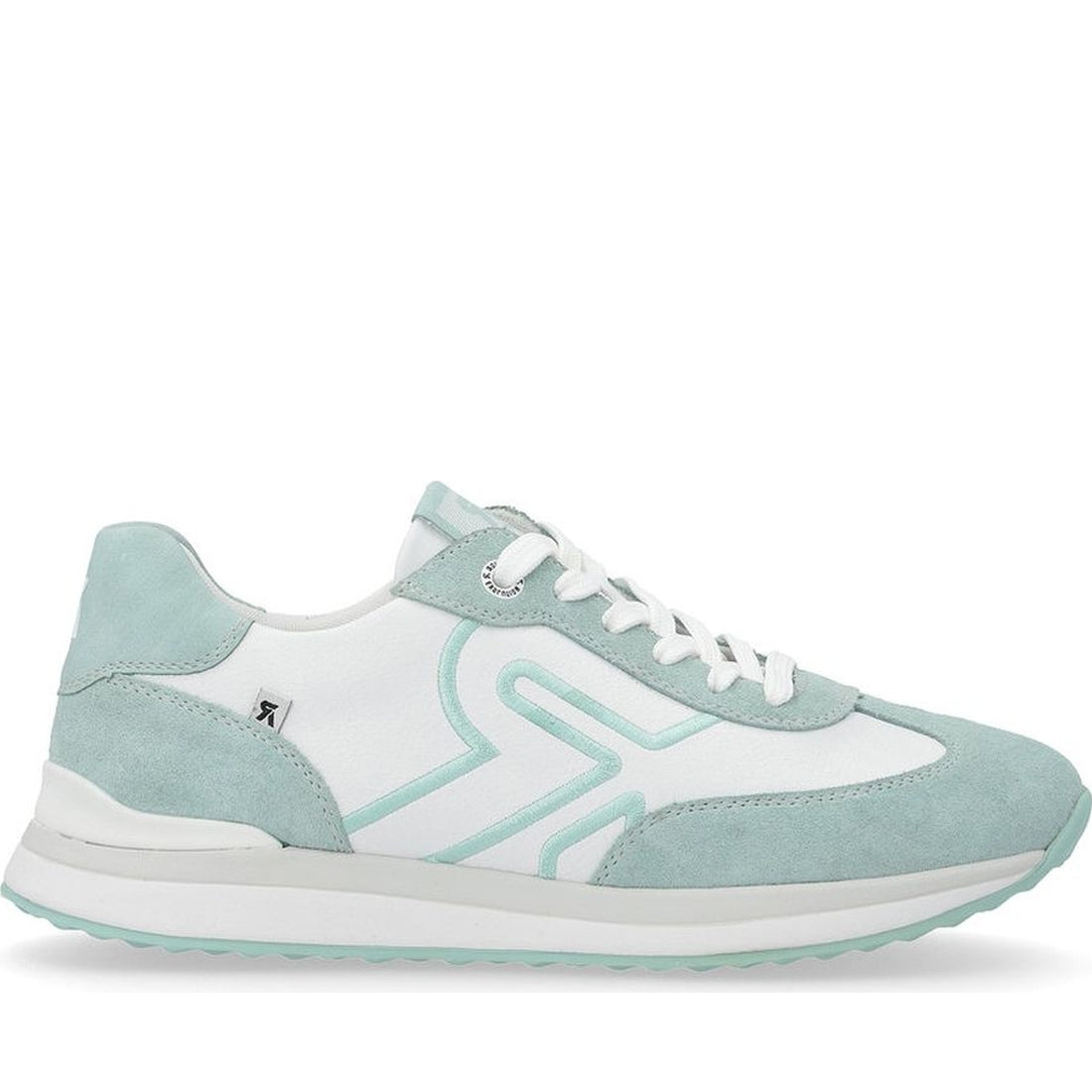 Rieker womens white leisure trainers | Vilbury London