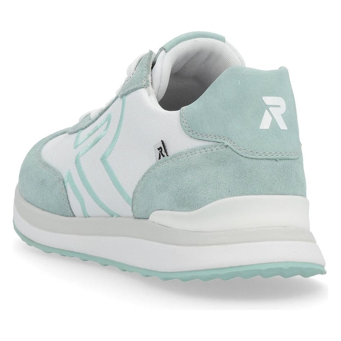 Rieker womens white leisure trainers | Vilbury London