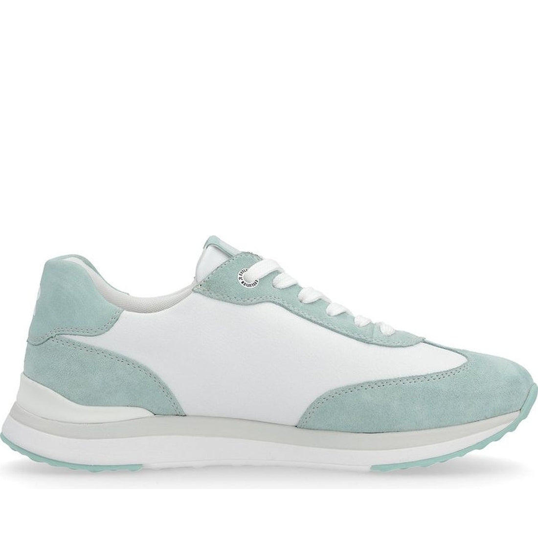 Rieker womens white leisure trainers | Vilbury London