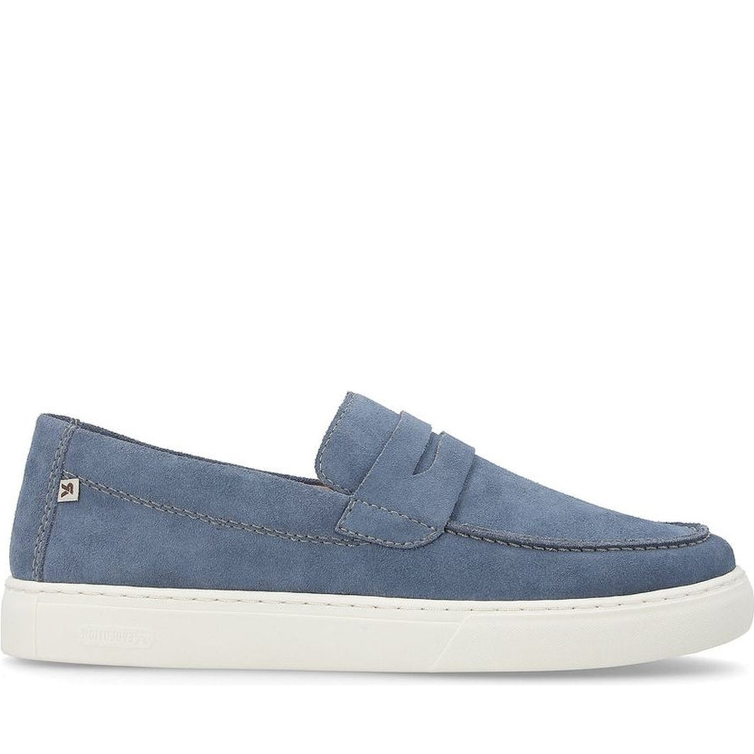 Rieker mens blue leisure trainers | Vilbury London