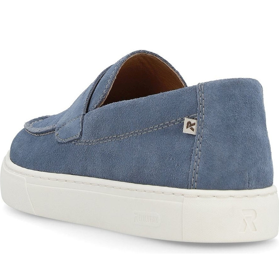 Rieker mens blue leisure trainers | Vilbury London