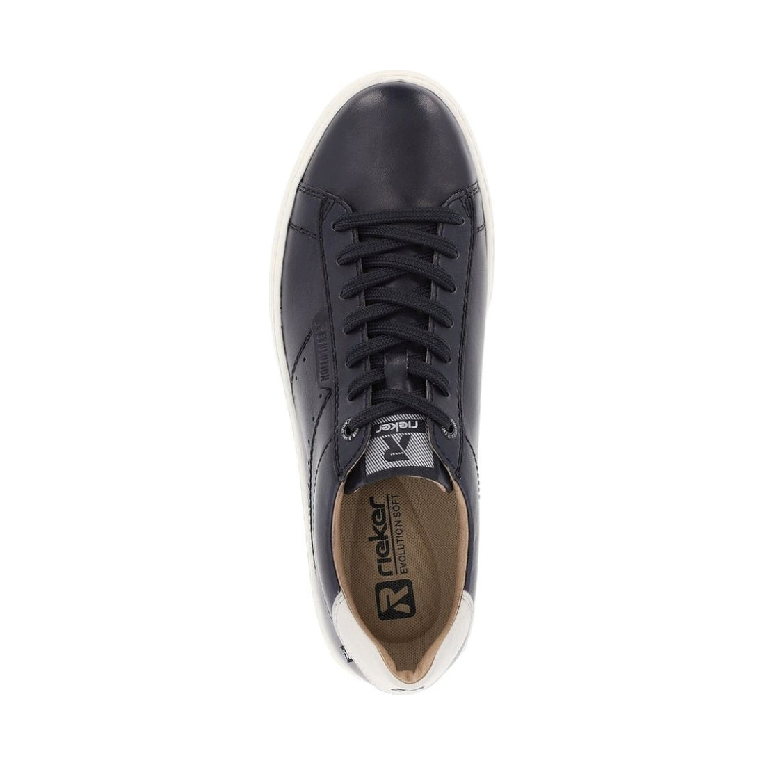 Rieker mens blue leisure trainers | Vilbury London