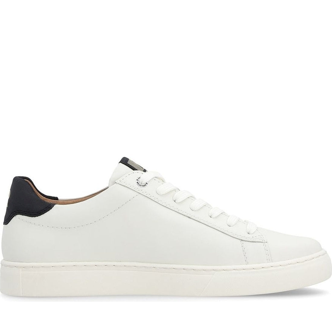 Rieker mens white leisure trainers | Vilbury London