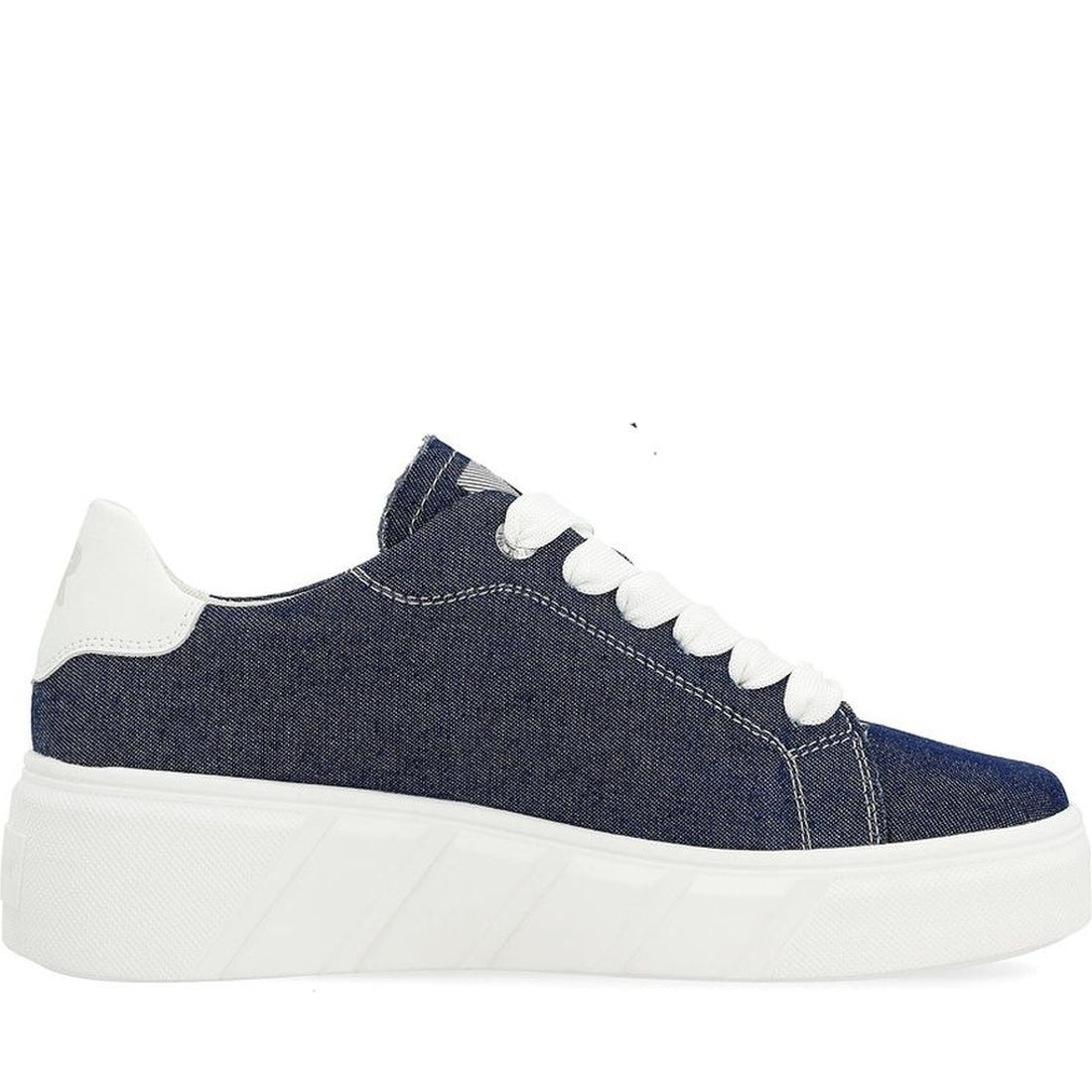 Rieker womens blue leisure trainers | Vilbury London