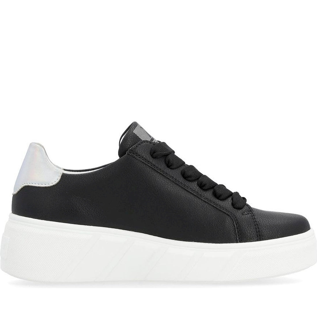 Rieker womens black leisure trainers | Vilbury London