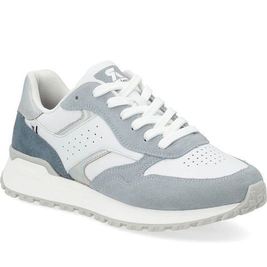 Rieker womens white leisure trainers | Vilbury London