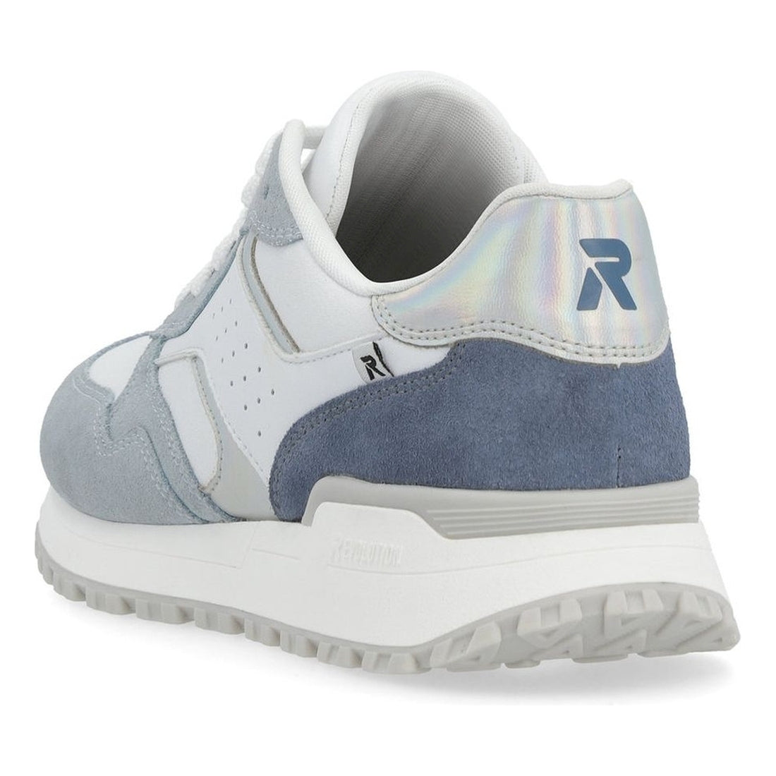 Rieker womens white leisure trainers | Vilbury London