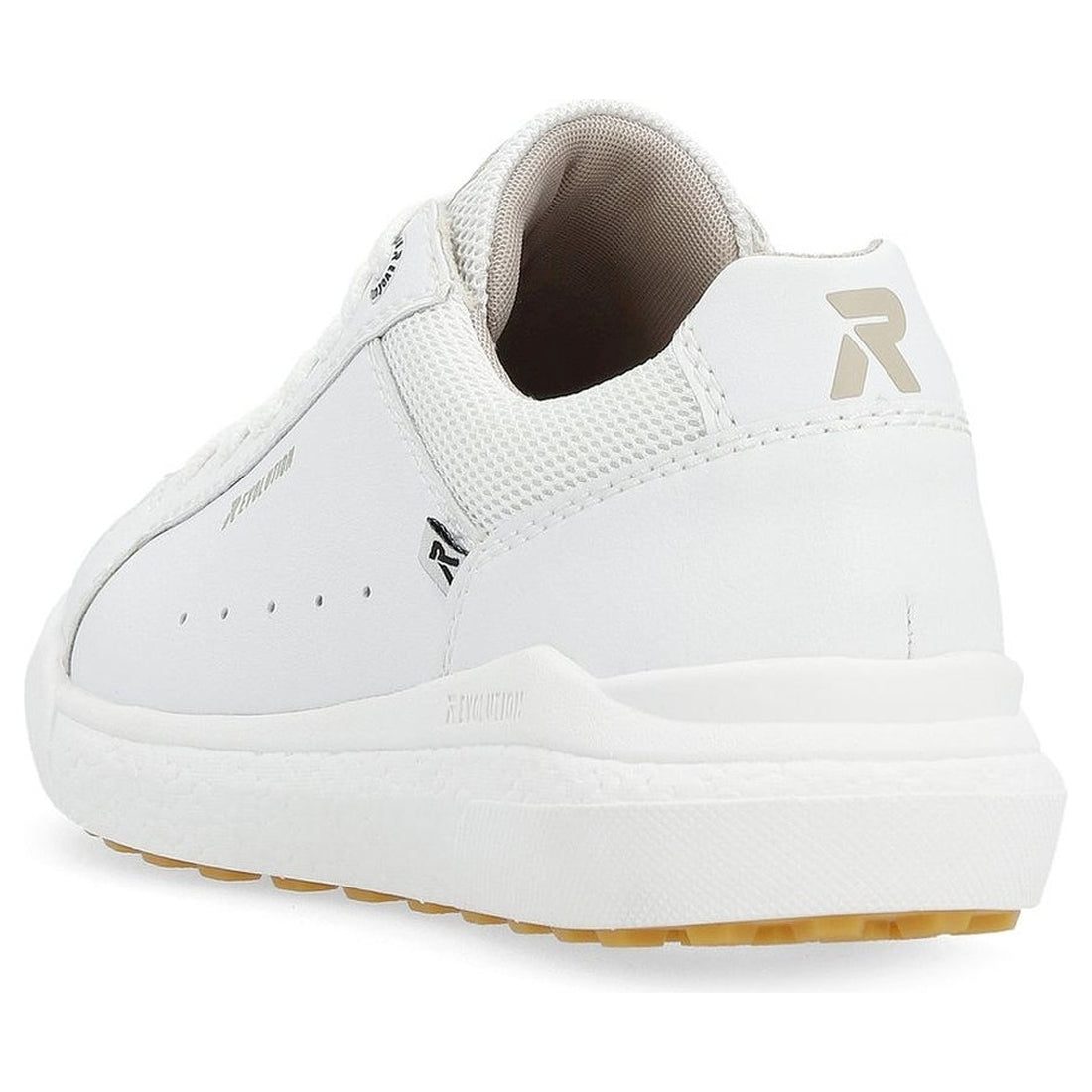 Rieker womens white leisure trainers | Vilbury London