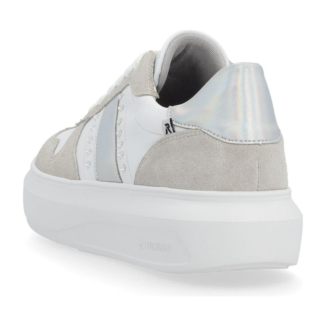 Rieker womens white leisure trainers | Vilbury London