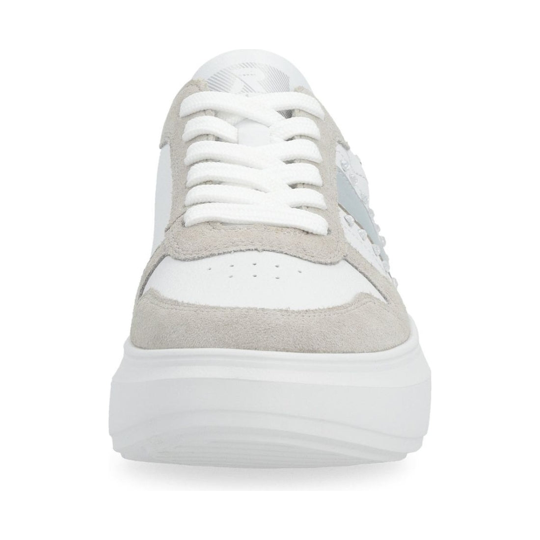 Rieker womens white leisure trainers | Vilbury London