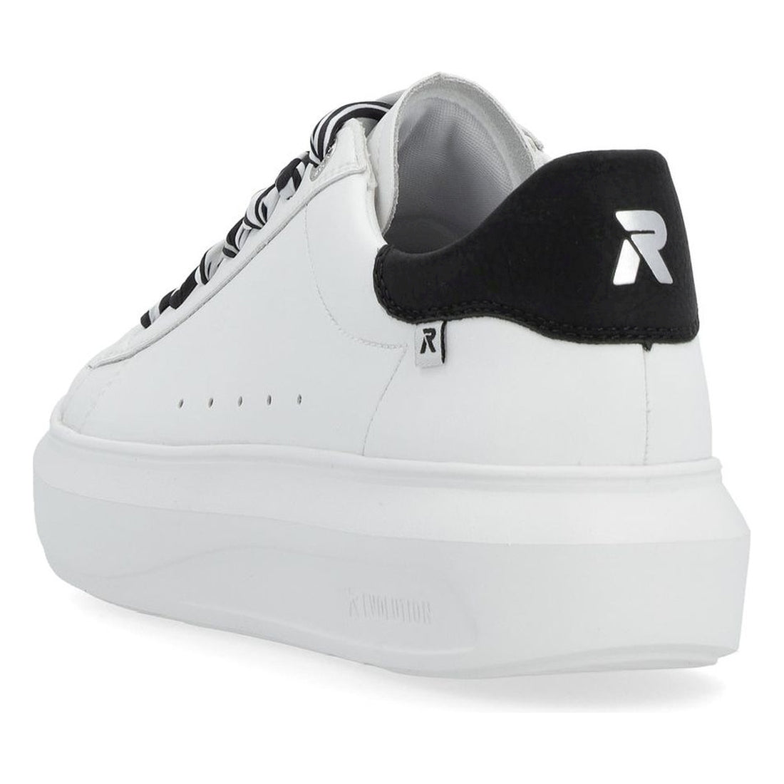 Rieker womens white leisure trainers | Vilbury London