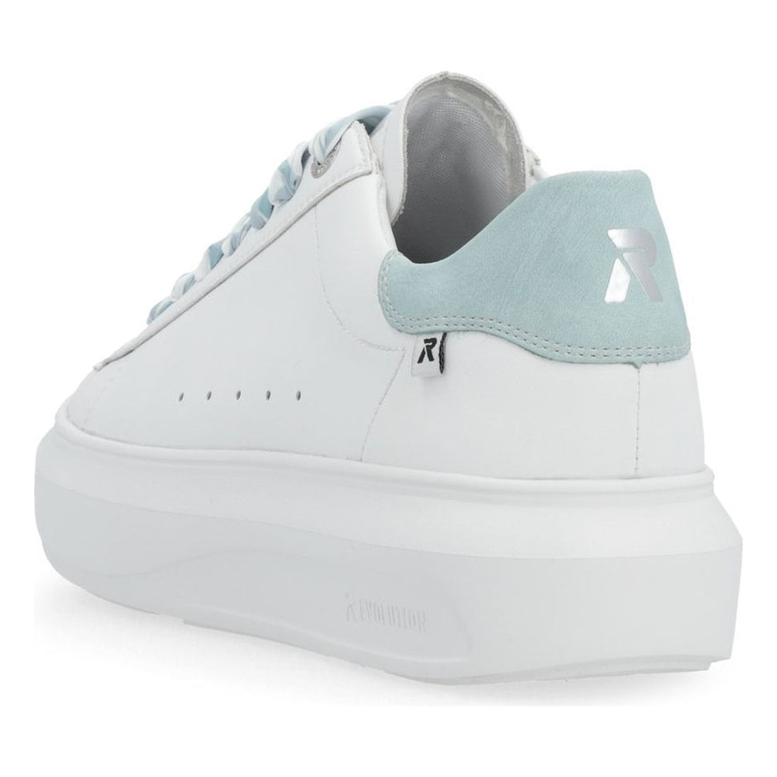 Rieker womens white leisure trainers | Vilbury London