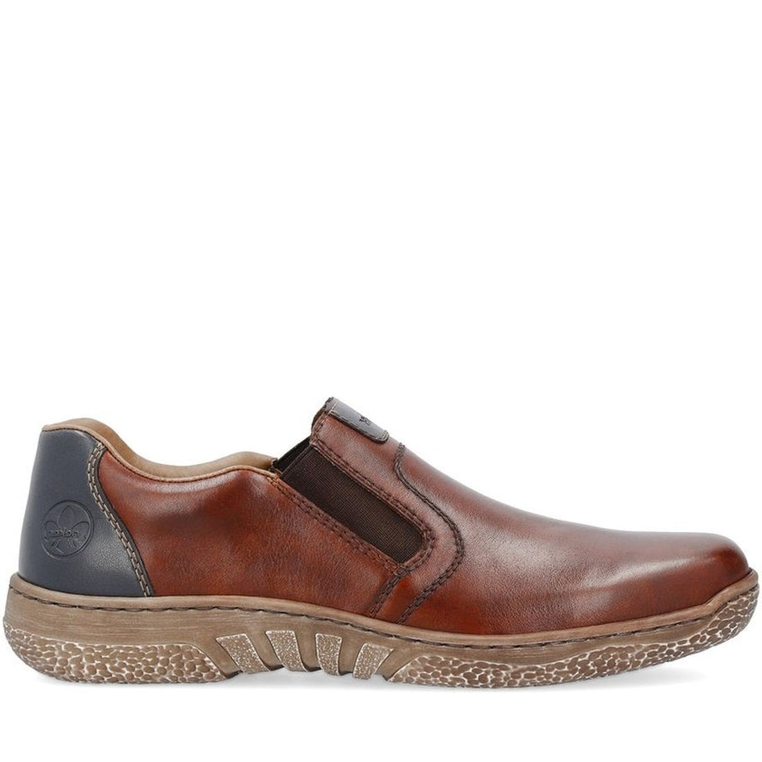 Rieker mens brown leisure trainers | Vilbury London