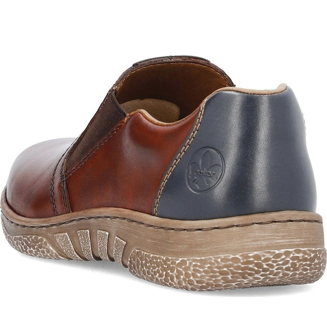 Rieker mens brown leisure trainers | Vilbury London