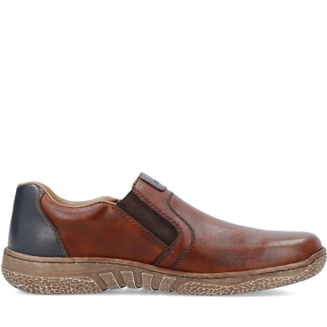 Rieker mens brown leisure trainers | Vilbury London