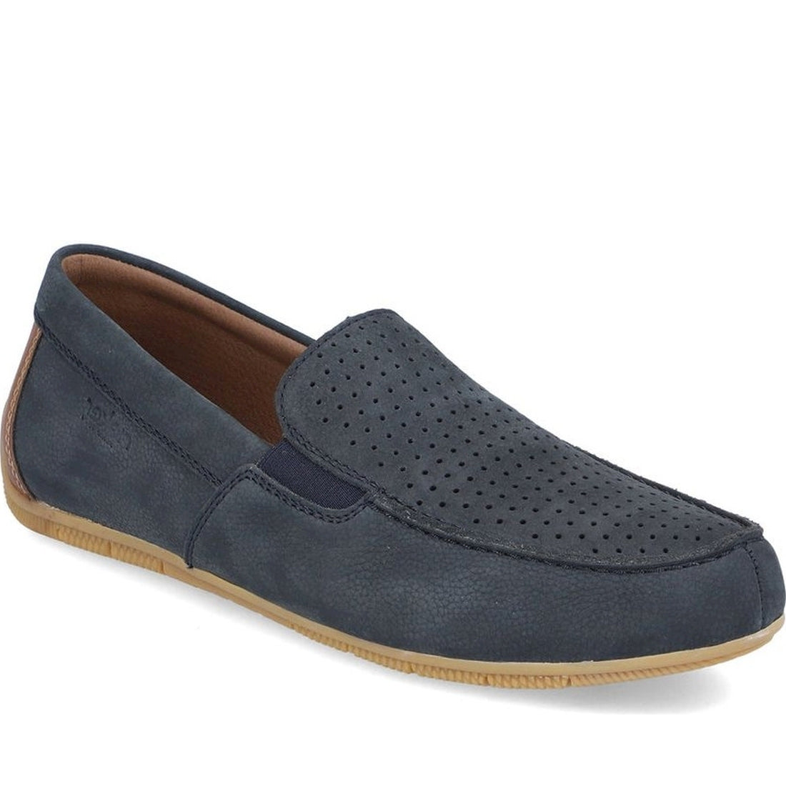 Rieker mens blue classic closed mocasins | Vilbury London