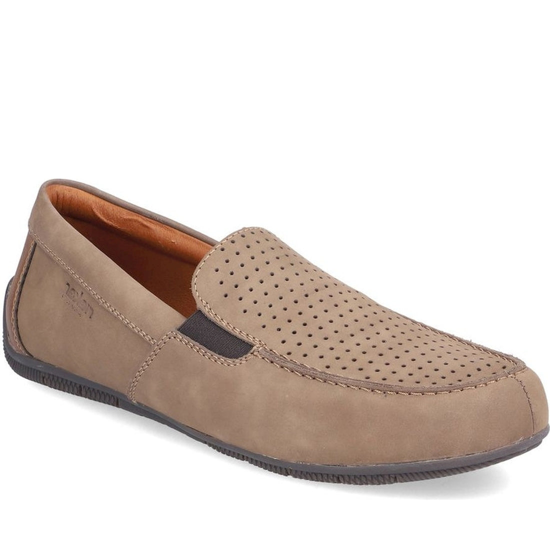 Rieker mens brown classic closed mocasins | Vilbury London