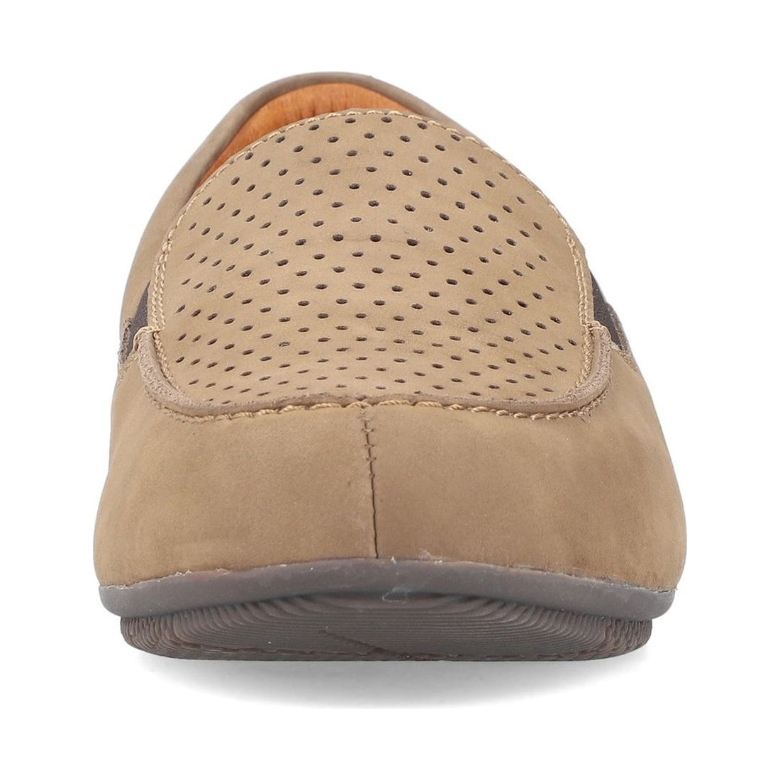 Rieker mens brown classic closed mocasins | Vilbury London