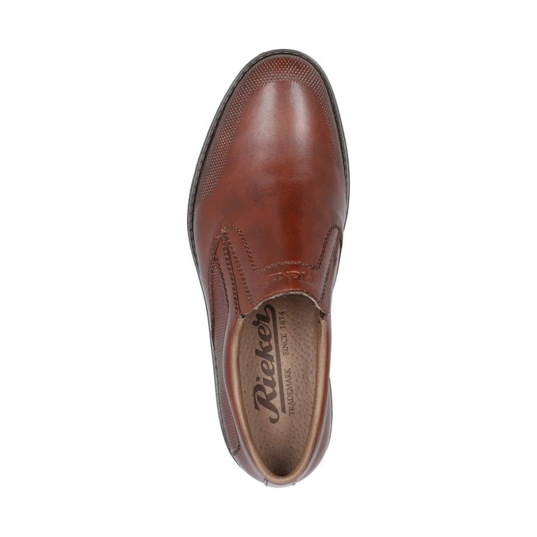 Rieker mens brown classic closed formal | Vilbury London