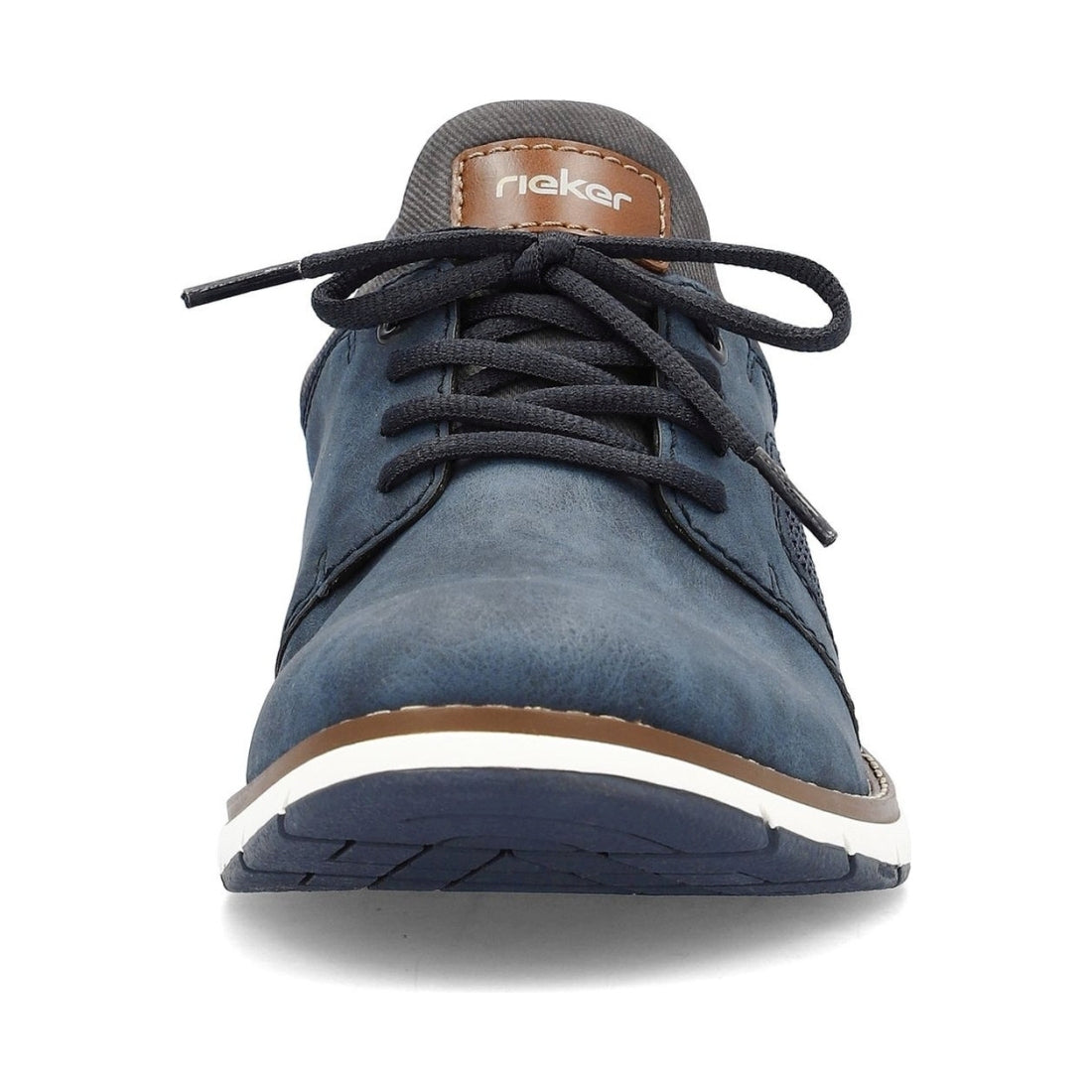 Rieker mens blue leisure trainers | Vilbury London