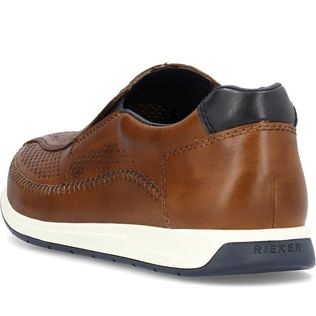 Rieker mens brown leisure trainers | Vilbury London
