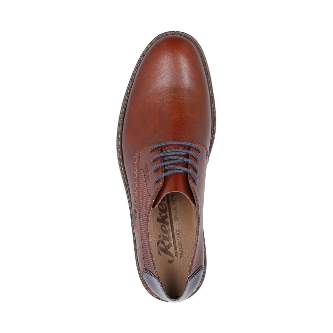 Rieker mens brown classic closed formal | Vilbury London