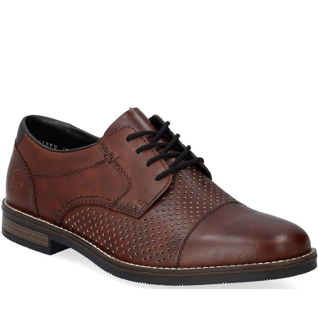 Rieker mens brown classic closed formal | Vilbury London