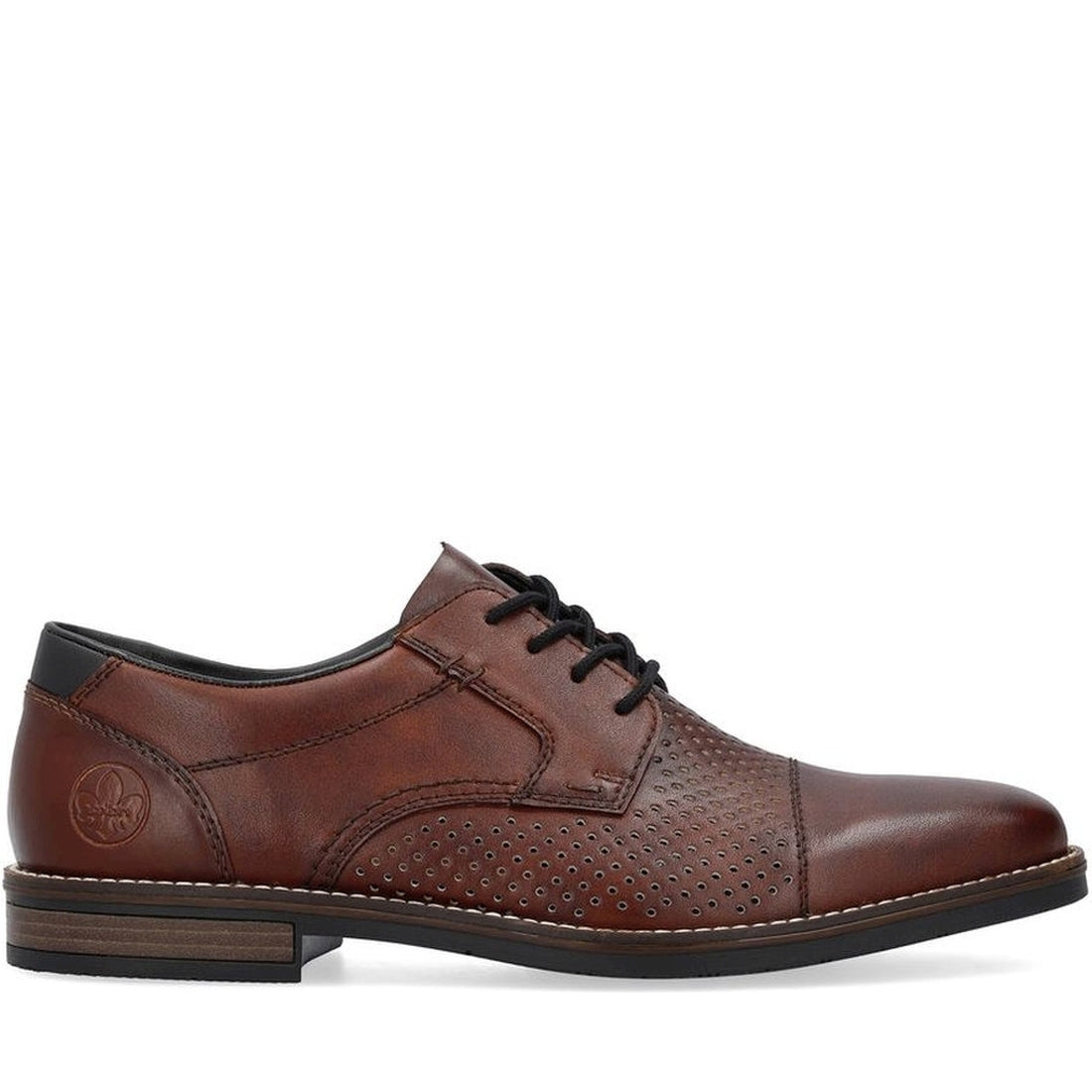 Rieker mens brown classic closed formal | Vilbury London