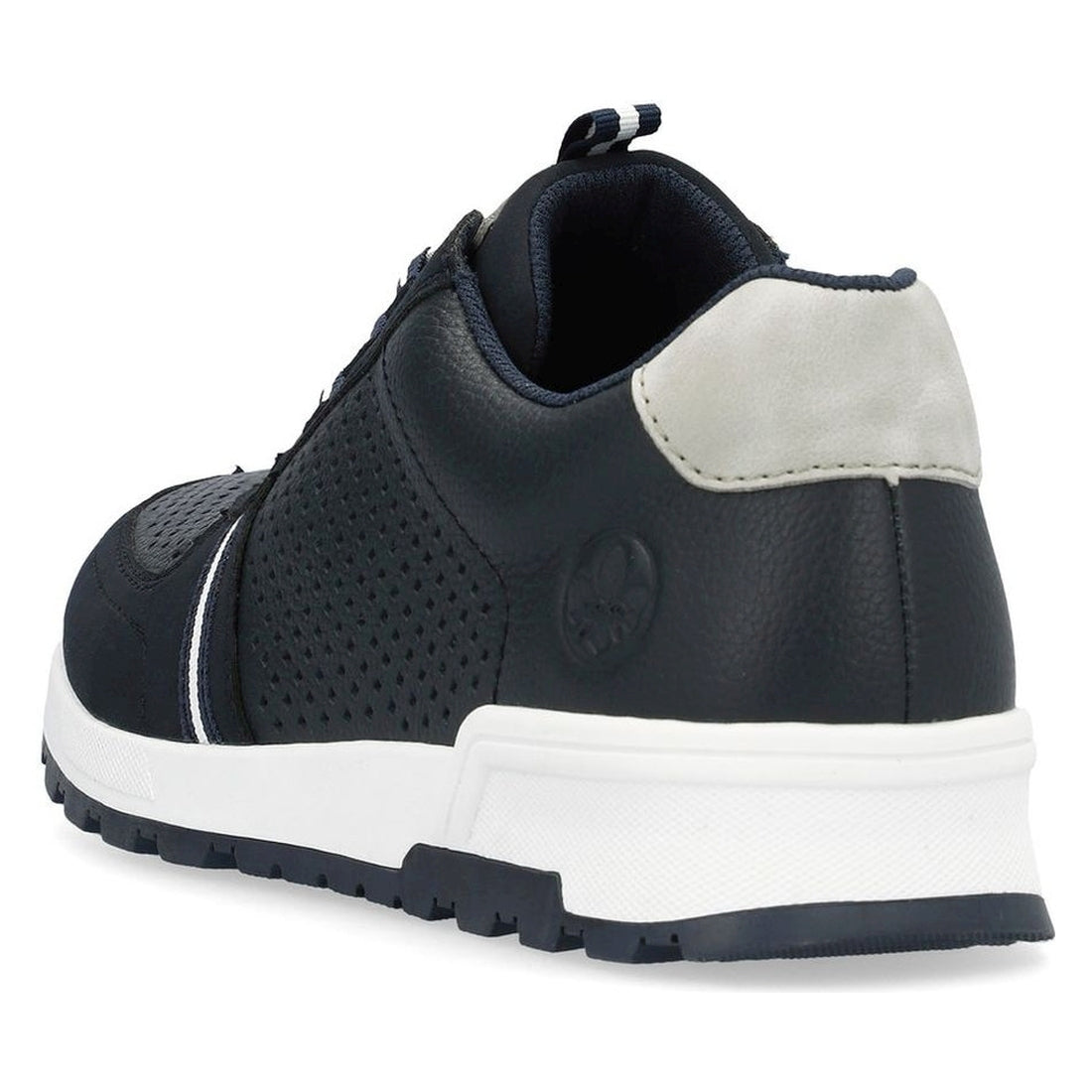 Rieker mens blue leisure trainers | Vilbury London