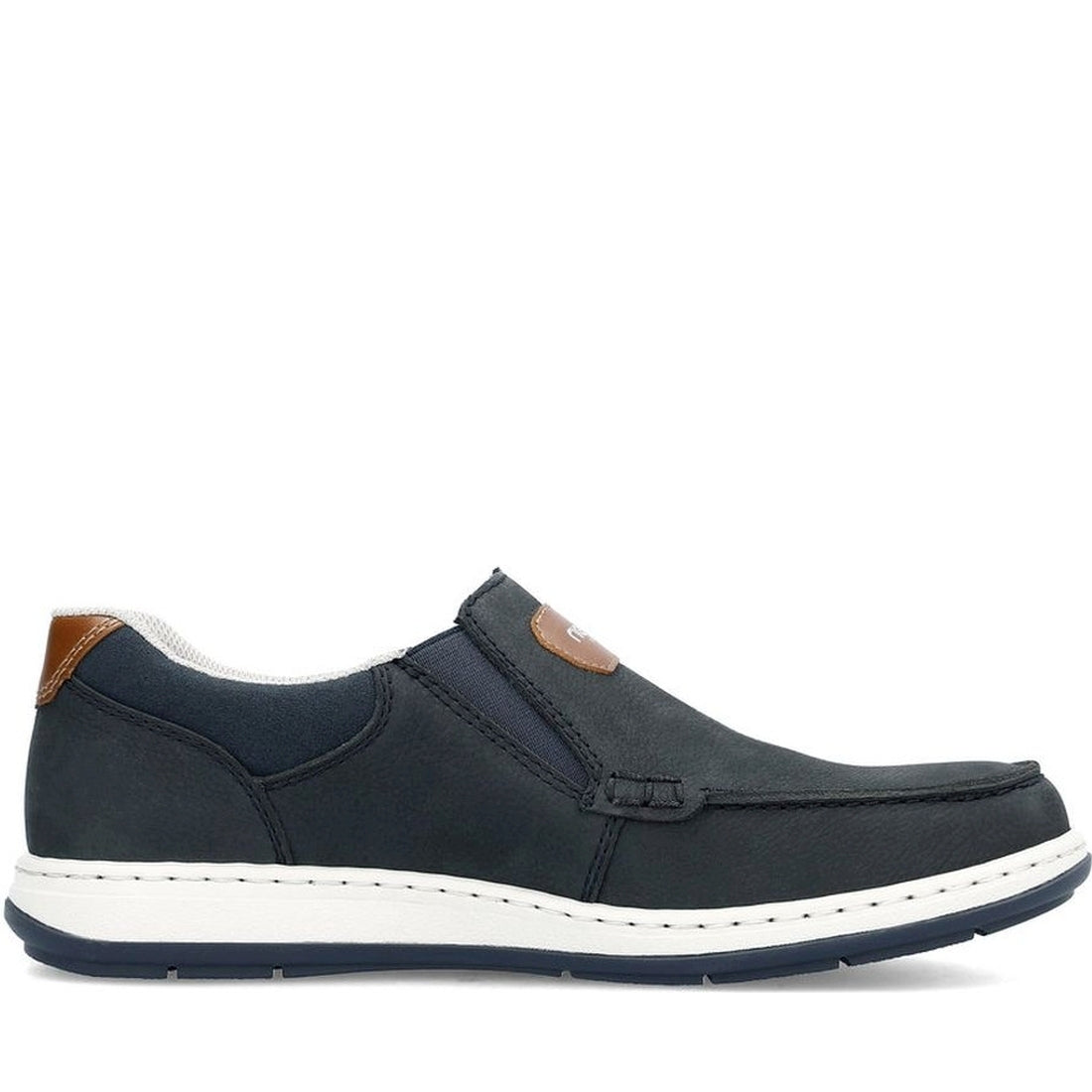 Rieker mens blue leisure trainers | Vilbury London