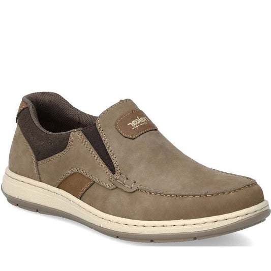 Rieker mens brown leisure trainers | Vilbury London