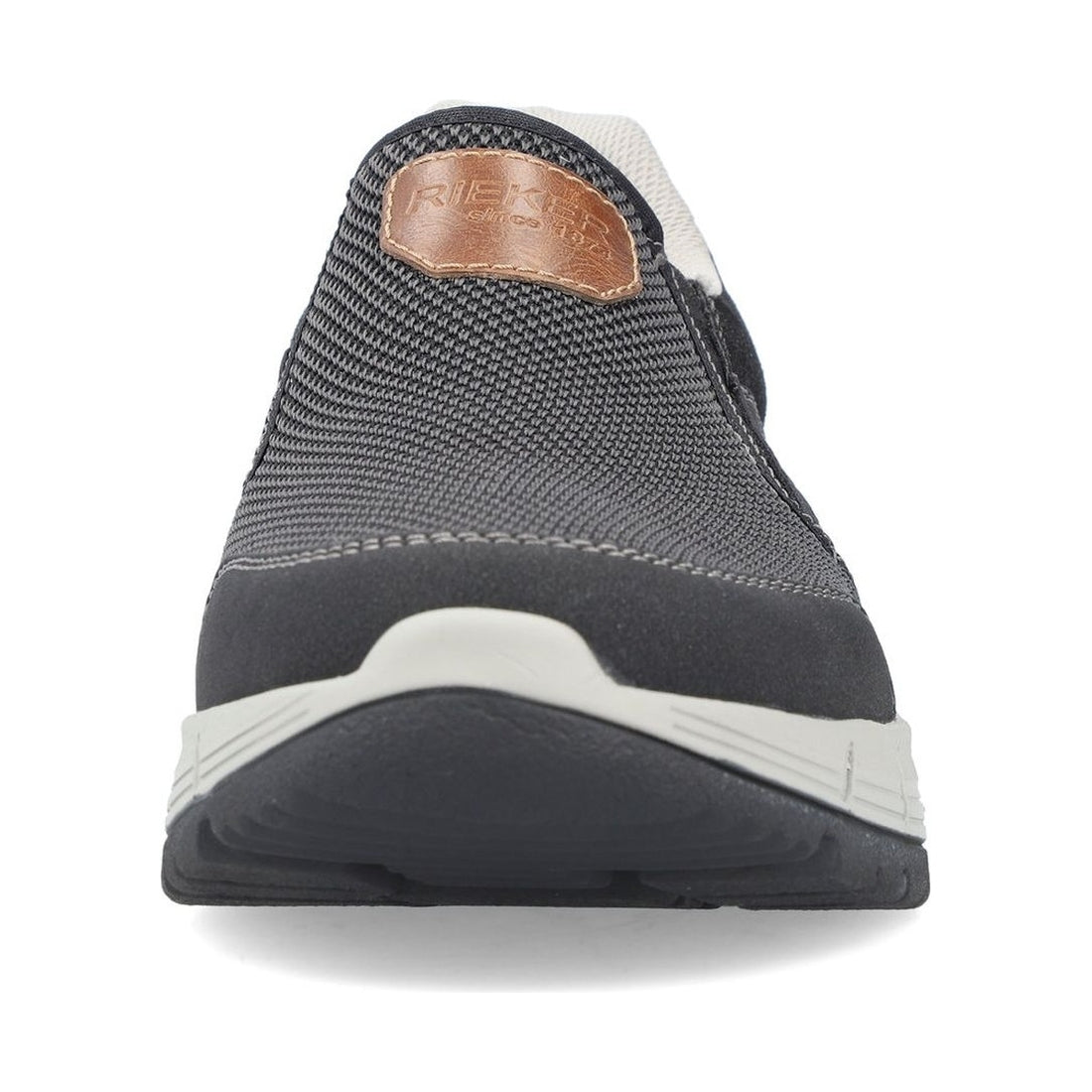 Rieker mens black leisure trainers | Vilbury London