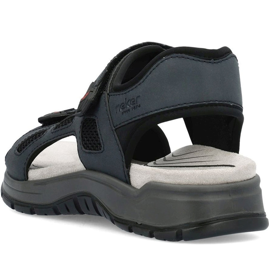 Rieker mens blue casual open sandals | Vilbury London