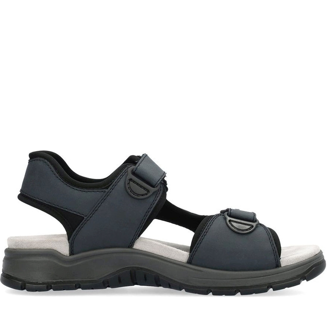 Rieker mens blue casual open sandals | Vilbury London