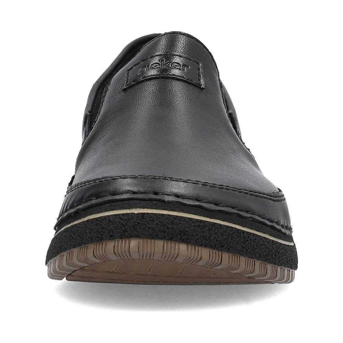 Rieker womens black leisure trainers | Vilbury London