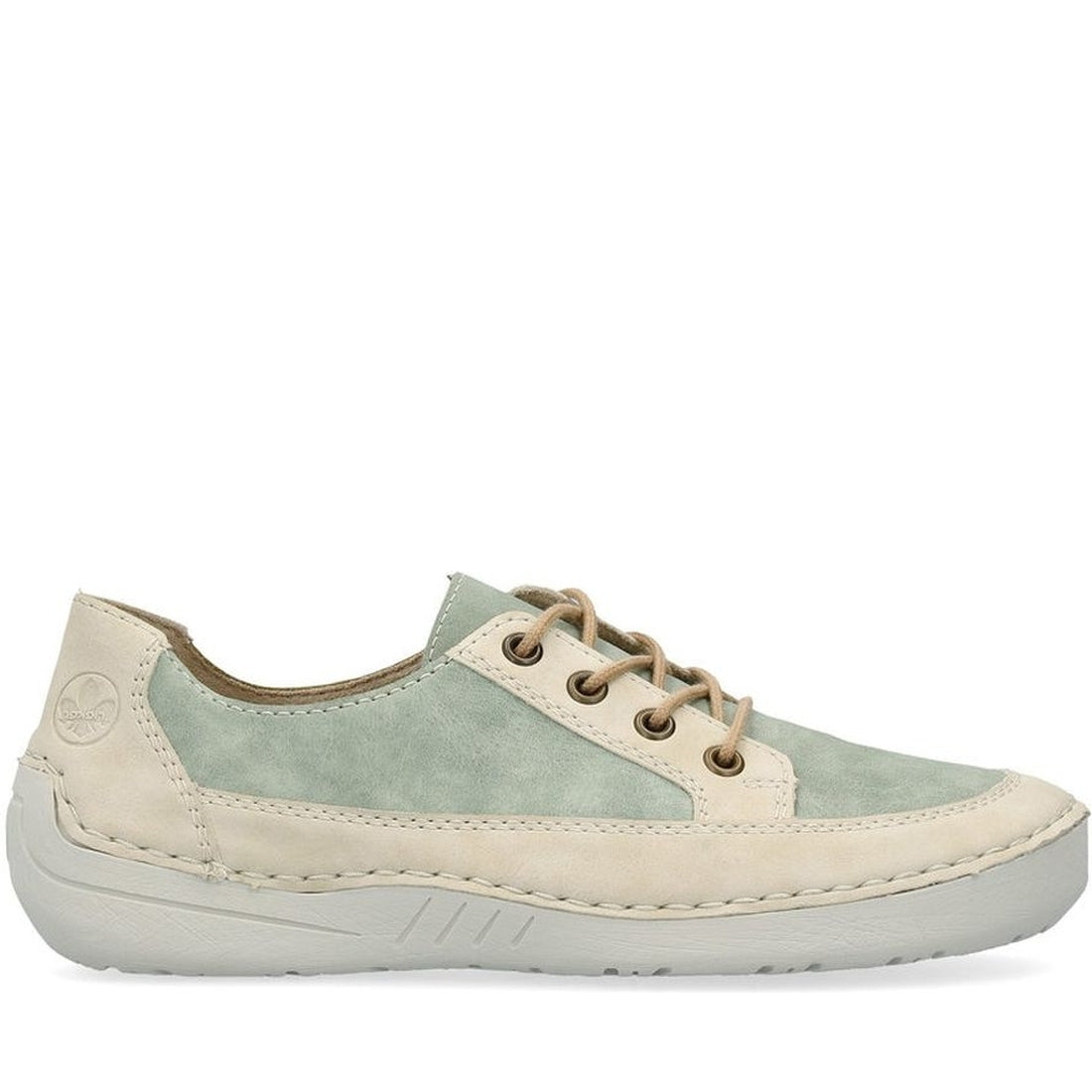 Rieker womens green leisure trainers | Vilbury London