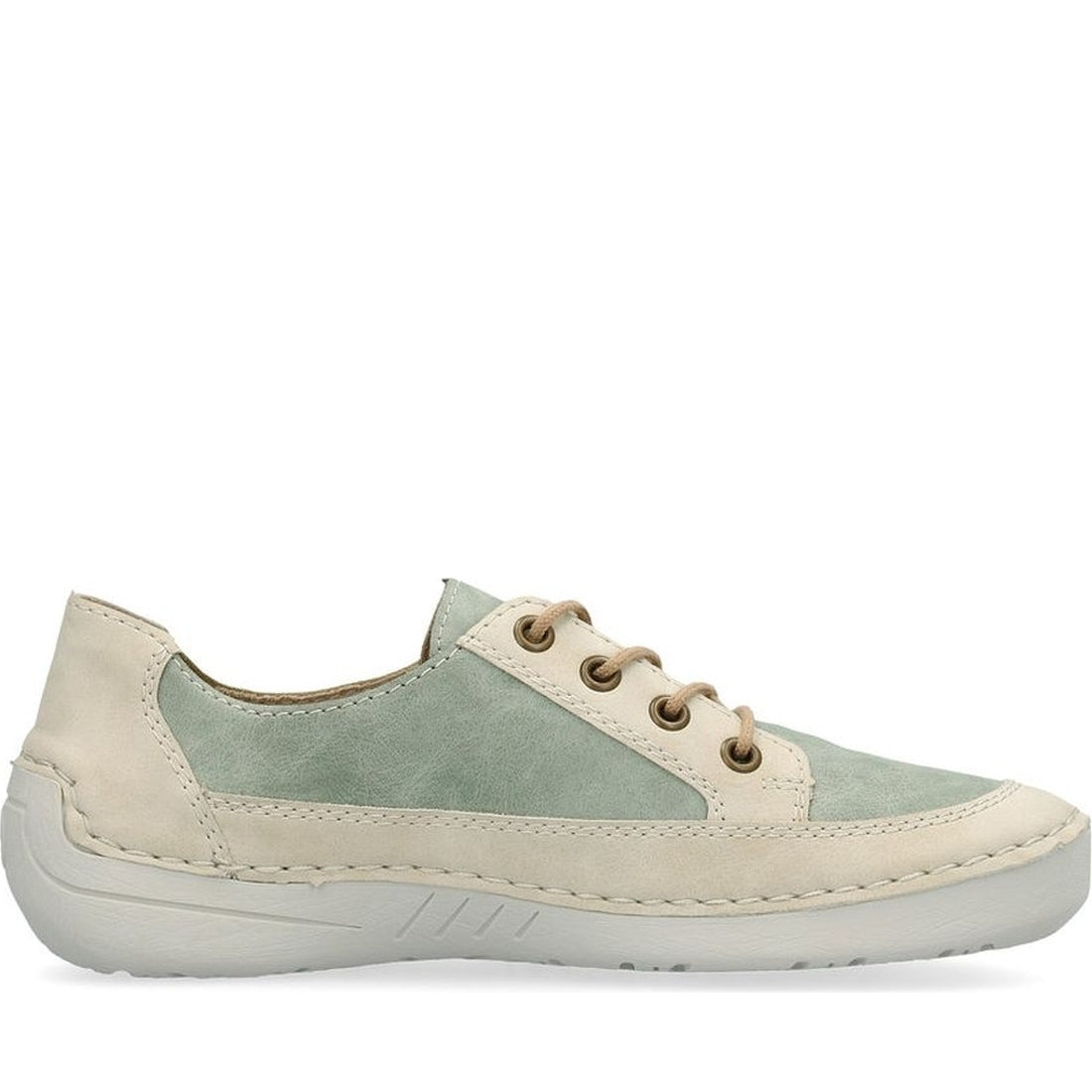 Rieker womens green leisure trainers | Vilbury London