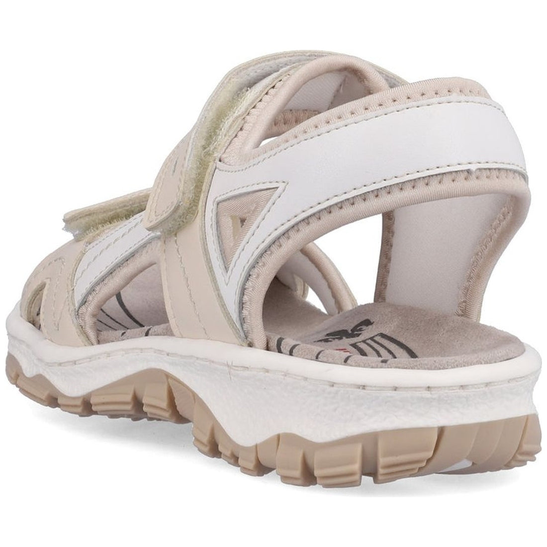 Rieker womens beige casual open sandals | Vilbury London