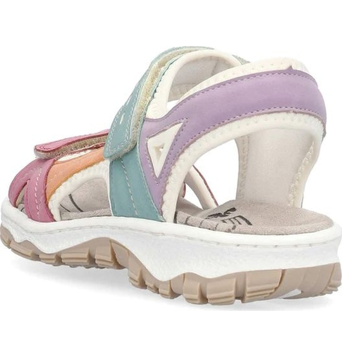 Rieker womens multi casual open sandals | Vilbury London