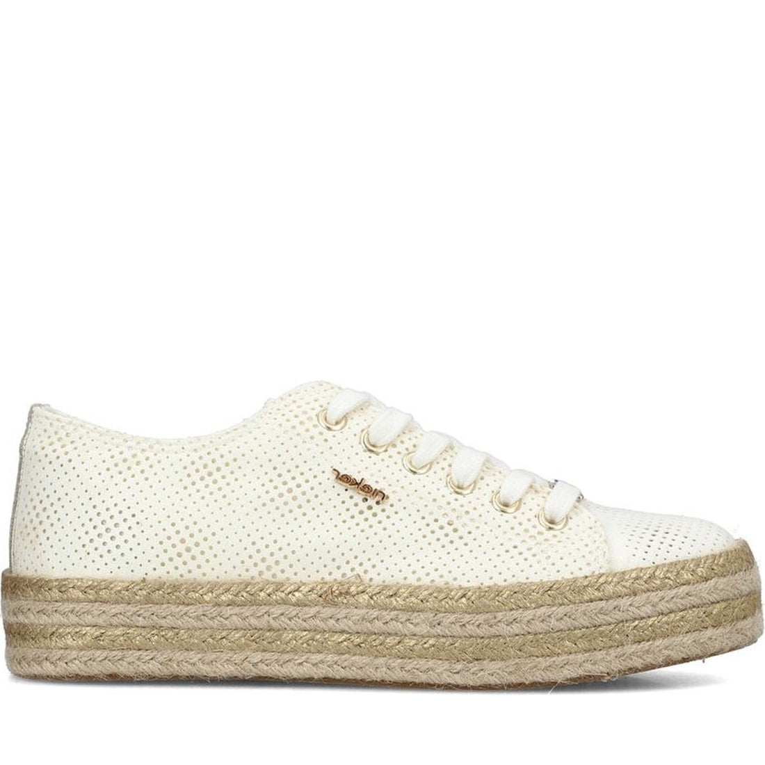 Rieker womens white leisure trainers | Vilbury London