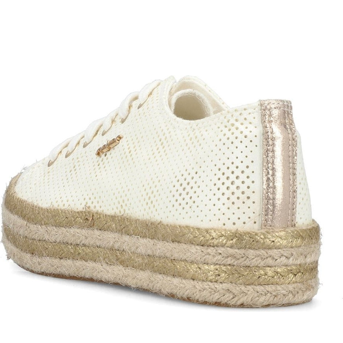 Rieker womens white leisure trainers | Vilbury London