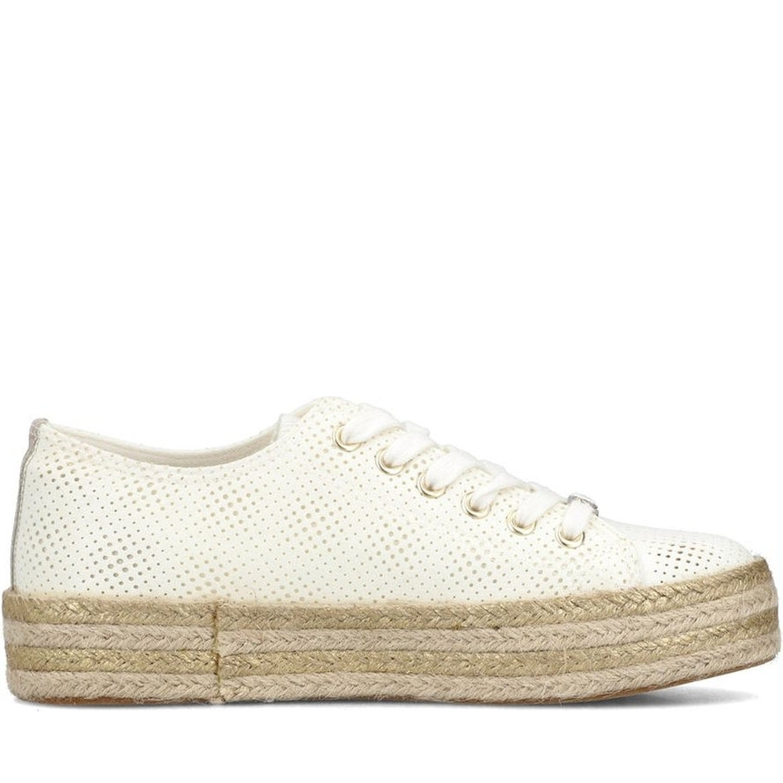 Rieker womens white leisure trainers | Vilbury London