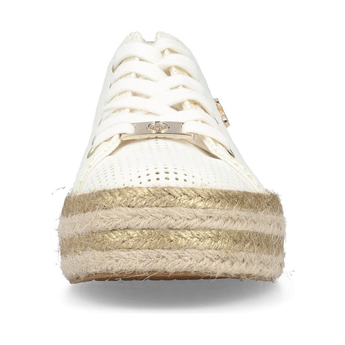 Rieker womens white leisure trainers | Vilbury London